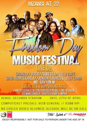 #Mzansi@22 // 27th April Secunda Freedom Day shutdown