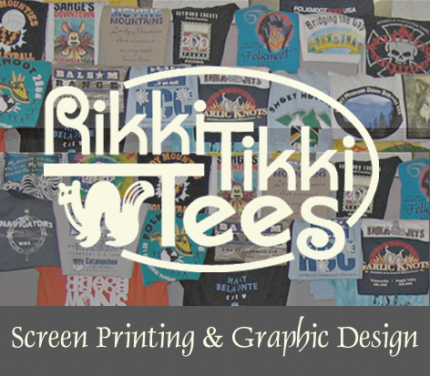 I am addicted to burning the midnight oil as a designer & part owner of a family screen printing business, Rikki Tikki Tees in the beautiful Smoky Mountains!