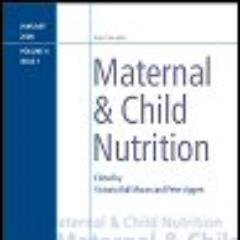 Senior Editor Maternal & Child Nutrition