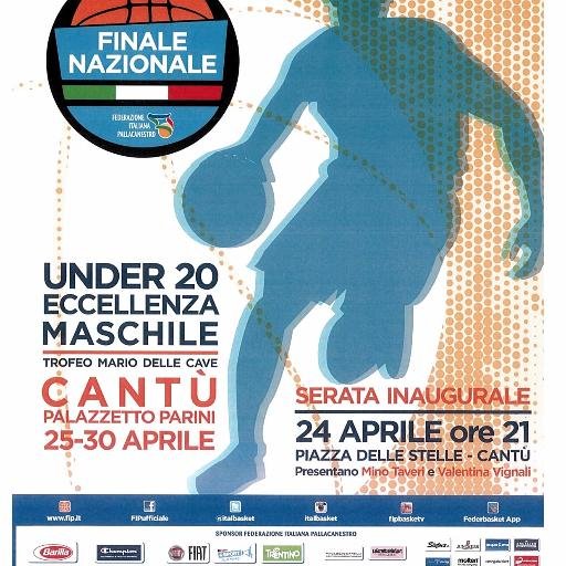 Pagina ufficiali delle Finali Nazionali Under 20 di Pallacanestro organizzate dalla FIP e dal Progetto Giovani Cantù a Cantù dal 24 al 30 Aprile 2016