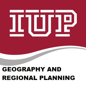 The official Twitter of the Indiana University of Pennsylvania Geography and Regional Planning Department