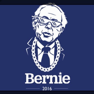 BerniePimpin's profile picture. dadadada it's the mother f'en b r n e, bernie sander's mother f'er.