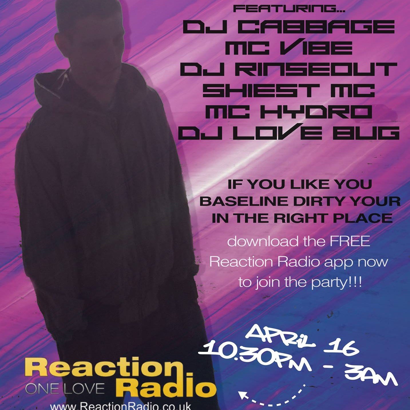 Djcabbage1990's profile picture. dj on reaction radio drum bass dupstep