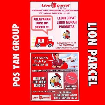 pengiriman paket & dokumen LIONPARCEL POS YAN GROUP Jakarta-Balikpapan.aman murah https://t.co/uUs2IeLaY2 pickup barang di tempat 0811590880