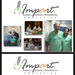 impart_edu's profile picture. Impart education is an honest and sincere effort taken by Dr. Udatta Kher and Dr. Ali Tunkiwala towards providing quality continuing dental  education