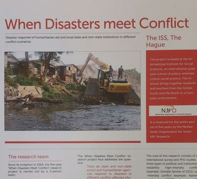 #disaster response & governance in #conflict affected places is challenging. Join the conversation and debate on aid-society relationships & humanitarian aid