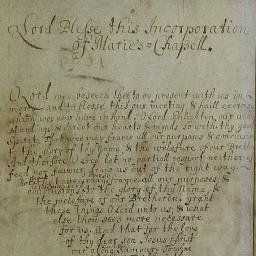 Dr Aaron Allen - independent scholar looking at Edinburgh’s Incorporation of Mary's Chapel, a craft guild of the building trades.