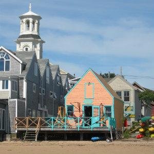 Established in 1981 this colorful, little shop sits right on the water overlooking Provincetown harbor on the tip of Cape Cod. Come in and relax!