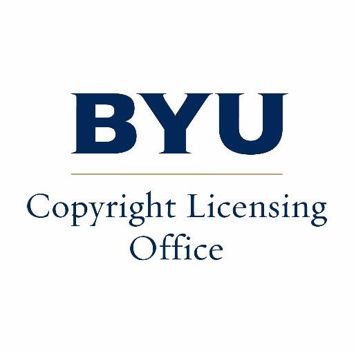 BYU Copyright Licensing Office. Your source of copyright news and updates.