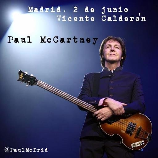 Un lugar para reunir a todas las personas que hicimos historia en el concierto de Paul McCartney en Madrid el 2 de junio de 2016!