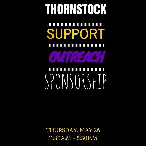 thornstock4sos's profile picture. The official Twitter account for Thornstock 4 SOS! See you all May 26!