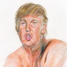 Once a day Trump painted with a tiny penis.
SFW only view the link if you want to MAKE AMERICA GREAT AGAIN. 
Note: Donald actually has a massive cock.