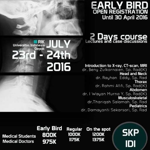 Emergency Radiology Seminar | CP: Lusi (085642572440), Andi (085733632818) | Build your imagination