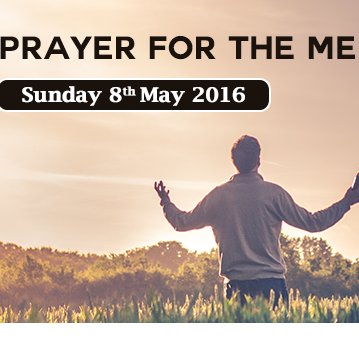 Promoting CMN Day of Prayer for the Media on Sunday May 8th 2016, an initiative of @churchandmedia. Look out for more info!