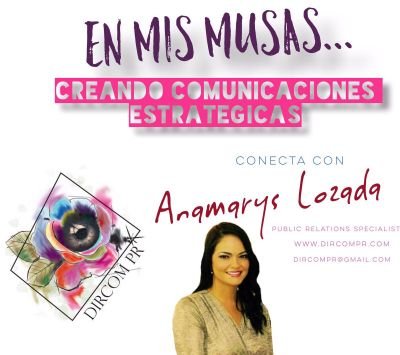 dircom_pr's profile picture. Asesoría en Relaciones Públicas|Producciòn y Mercadeo de Eventos|Branded Content|Servicios Editoriales
Follow me:
I:dircompr
FB:/dircompr