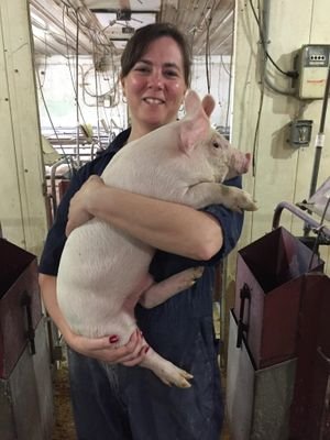 Happy wife, proud mother of three, swine veterinarian