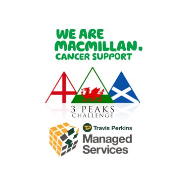 TPMS3Peaks's profile picture. More than 1 in 3 of us will get Cancer, help us improve the odds by donating as we climb the 3 peaks in 24 hours for Macmillan!
Click: https://t.co/BiK66LtkTz