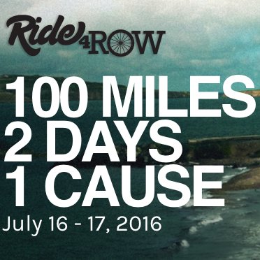 Ride4ROW is a 2 day 100 mile cycling adventure in support of a great cause, Chicago's patients and survivors of breast cancer. Join us July 16 & 17!