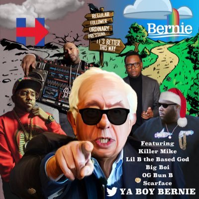 Bernie Sanders be that dude. He fly. He wanna get you that $15 min wage. We not affiliated with Bern tho. Parody account. #FeelTheBern https://t.co/nv5m60EBDT
