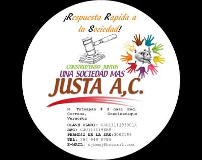 Construyendo Juntos Una Sociedad Mas Justa A.C  facebook es: http://t.co/yY6lpPSGT0 visitanos