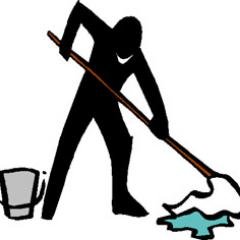 When the going gets tough, the tough get a mop and bucket!