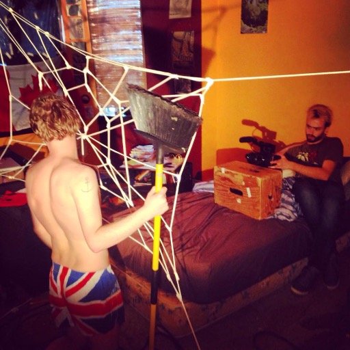 Young film-maker, actor, comedy writer, bartender. Guitarist in The Budds. Other things too.