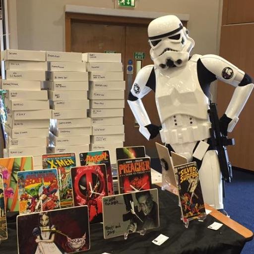 An independent company specialising in unique, customised themed furniture. What better way to display your prized comics than a bookshelf made of comics!!!!???