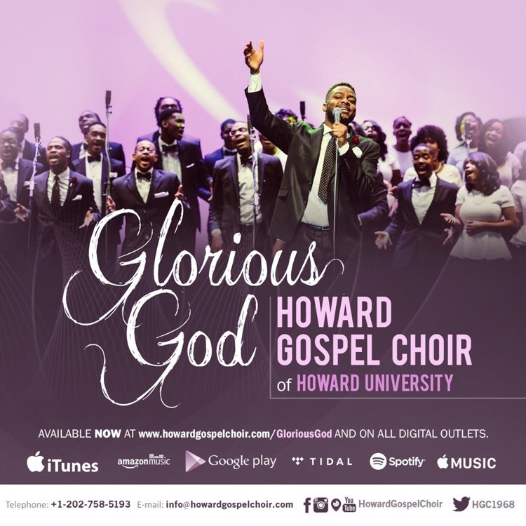 Over five decades of music ministry. Stellar Award nominated. Glorious God is available NOW! https://t.co/hI3Lkpcgx0 info@howardgospelchoir.com