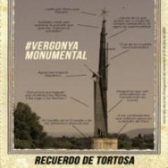 Perfil de la campanya actual de la Comissió per la retirada dels símbols franquistes de Tortosa. #VergonyaMonumental