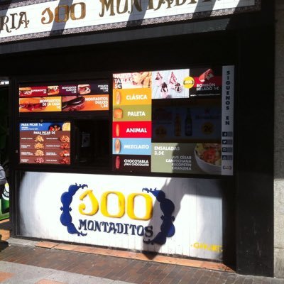 100m4caminos's profile picture. Cerveceria 100 Montaditos en Glorieta de Cuatro Caminos. Bravo Murillo, 98. Madrid.