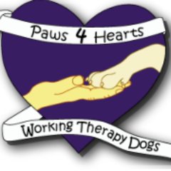 Paws 4 Hearts Working Therapy Dogs is a non profit organization thats purpose is to bring joy to people’s lives though emotional and physical support.