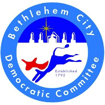 Bethlehem City Democratic Committee helps elect Democrats. We meet every 2nd Monday of the month, 7pm on Zoom (for now).