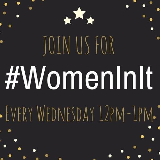 Weekly hashtag every Wednesday 12-1pm launched 27/4/2016! Just add #Womeninit at the end of your tweets. Tweets by the @Socitm Women in IT Group