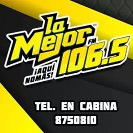 Twiter Oficial de LA MEJOR FM TUXTEPEC ¡Aquì nomàs! en el 106.5 FM  // FB La Mejor Tuxtepec  https://t.co/ccbDja7LHd