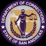 The San Andreas Department of Corrections  is responsible for the operation of San Andreas' state corrections, rehabilitation, probation and parole.