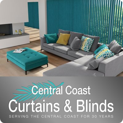 Central Coast Curtains and Blinds have been providing curtains, blinds, shutters and awnings to the Central Coast for 30 years.