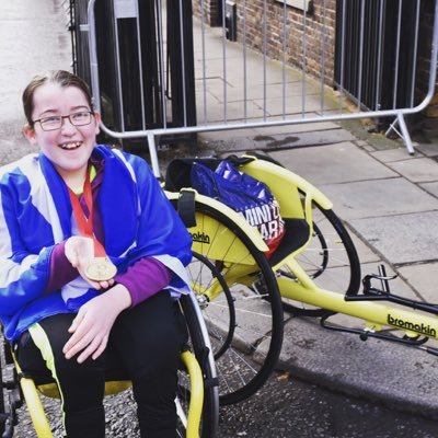Hi! I'm Murran Mackay and I am an aspiring wheelchair racer. My biggest dream is to take part in the Paralympics - wouldn't that be super awesome?!