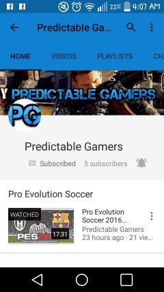 go subscribe to predictable gamers on YouTube like and smash that subscribe buttton for gameplay content