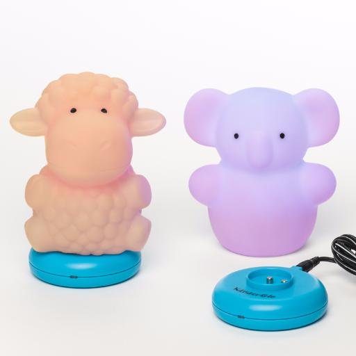 The KinderGlo is a Fun, Safe, Portable Night Light for children of all ages. Follow the link below to visit our site and browse our characters.