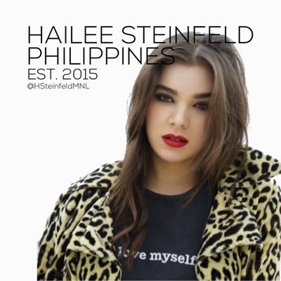 Unofficial Philippine Street Team for actress/singer, Hailee Steinfeld! Follow us for updates! Contact us at haileesteinfeldmnl@yahoo.com EST. 2015