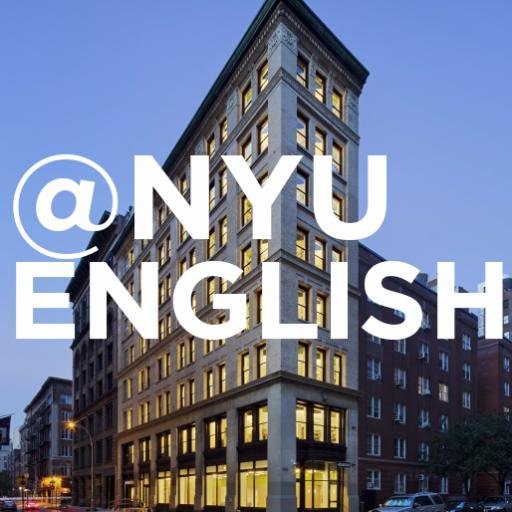 Official Twitter of the Department of English at NYU. 📚📖✍🏿👩🏽‍🎓