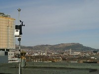 Geography Weather Station. Auto Observations and CWS network every hour. Live weather status & WeatherCam. School Natural & Built Environment QUB #Belfast