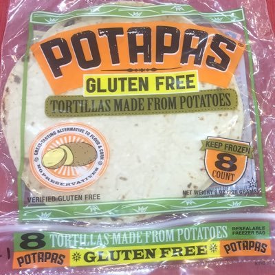 Tortillas made with potato and sweet potato. Founded in California.