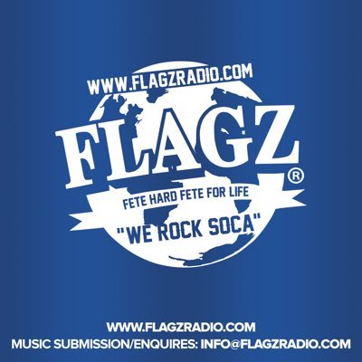 https://t.co/wf5Jxw5Fpi SOCA MUSIC 24/7. NO TALK JUST SOCA. To submit Music or Contact us email info@flagzradio.com // Follow our Sister @FlagzSocaFete