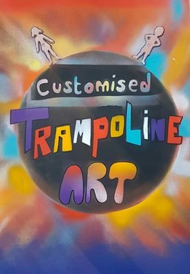 Customised Trampoline Art. 


We, with the help of your children, will
personalise your trampoline with your children's names, slogans and pictures.