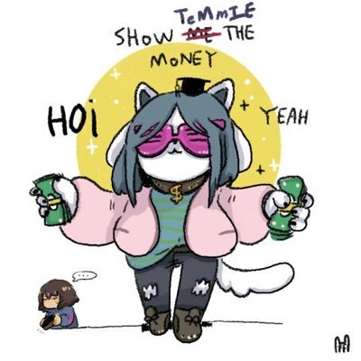 »HOI I'm tem!! you are hooman? oh! please come visit my shop! ||#UndertaleRP #OpenRP||