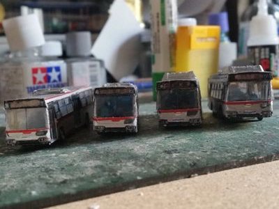 プラ板から鉄道模型を作ってみる 103/時折ストラクチャー関連 模型屋ではないよ( ＾ω＾)