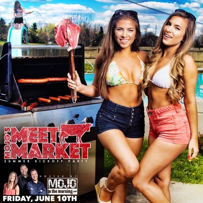 Channel 955 Presents: Mojo's Meet Market | Summer Kickoff Party | Friday, June 10th | RO Farmers Market. Click on the link below to BUY TICKETS. (21+)