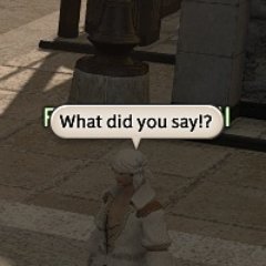 A collection of popup dialogue found throughout the realm. May contain spoilers up to latest patch.  #FFXIV #FF14