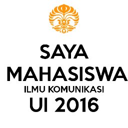 Media untuk mewadahi kebutuhan Mahasiswa Ilmu Komunikasi 2016. Pantau terus linimasa kami di Twitter @KOMUI2016 serta ikuti pula linimasa @HMIKUI